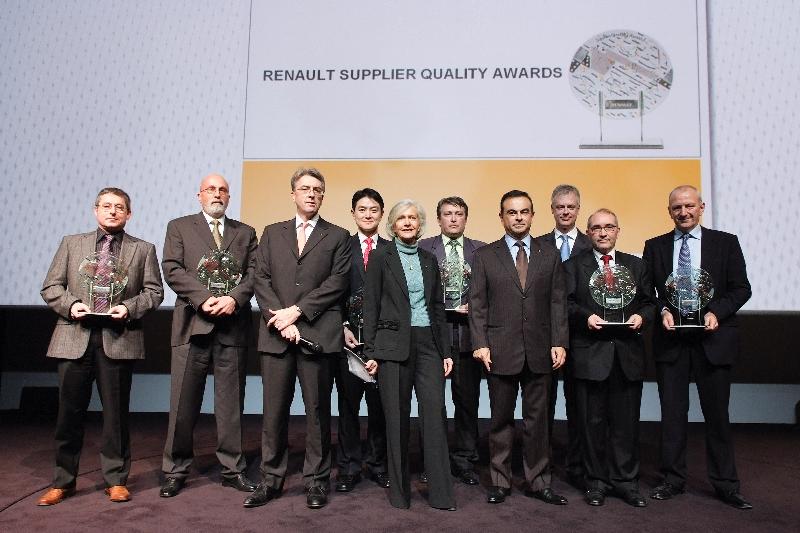 Renault récompense sept fournisseurs au cours de ses trophées qualité