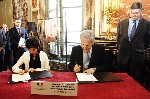 Signature du contrat de partenariat publi-privé avec Bouygues Construction