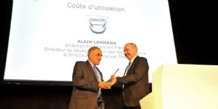Fleet management : Dacia reçoit le prix du meilleur coût d'utilisation