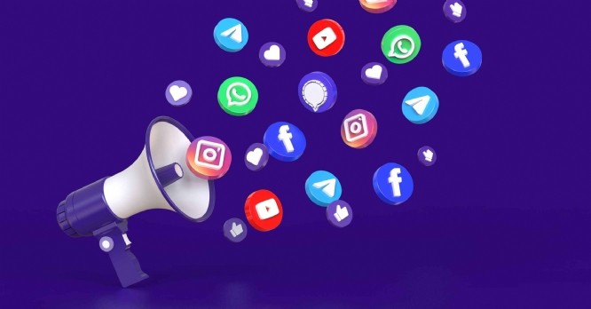 Kaliningrad, Russia - March 09, 2021: Icons of various social networking applica
