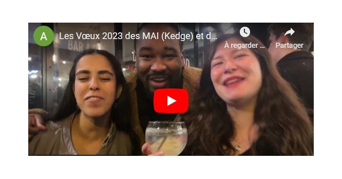 Alumni & étudiants: l'asso du MAI vous souhaite ses meilleurs voeux !