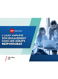 Couverture L'UGAP amplifie son engagement dans les achats responsables  