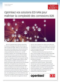 Couverture livre blanc Optimisez vos solutions EDI VAN pour maîtriser la complexité des connexions B2B