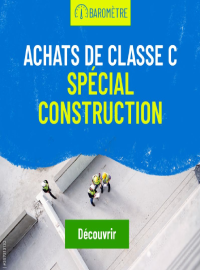 Couverture Baromètre des achats de classe C – Secteur de la construction